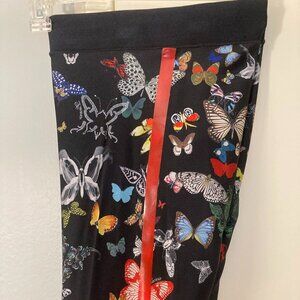 Ultracor x Christian Lacroix butterfly compression leggings, sz. M